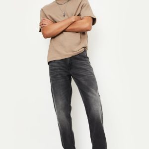 Men Washed Straight Fit Jeans